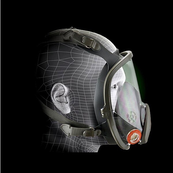 Image of 3M 6800 Full Face Respirator-M